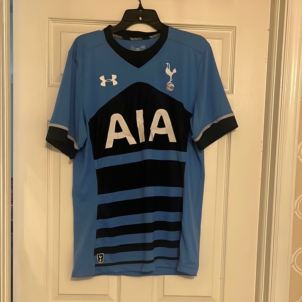Under Armour Blue and Black Jersey with Spurs Crest